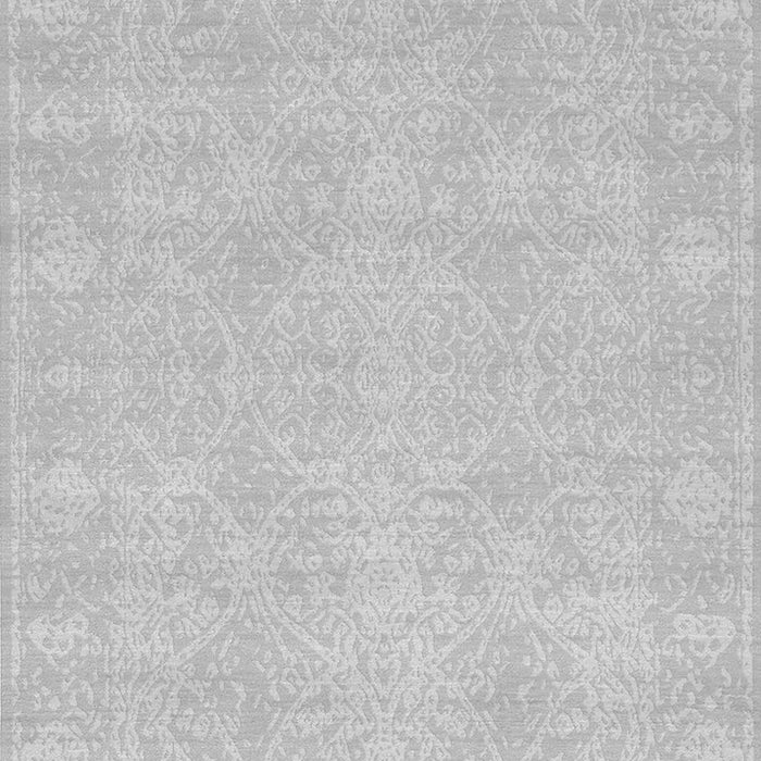 Abstract Gray Contemporary Rug, con135gry