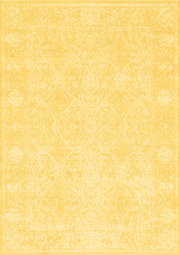 Abstract Brown Contemporary Rug, con135brn