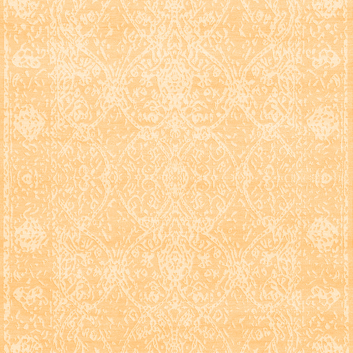 Abstract Orange Contemporary Rug, con135org