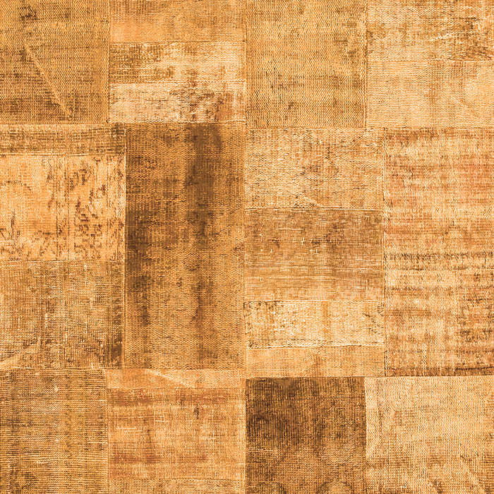 Patchwork Orange Transitional Rug, con1360org