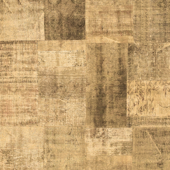 Patchwork Brown Transitional Rug, con1360brn