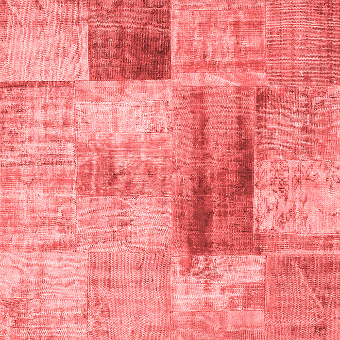 Patchwork Red Transitional Area Rugs