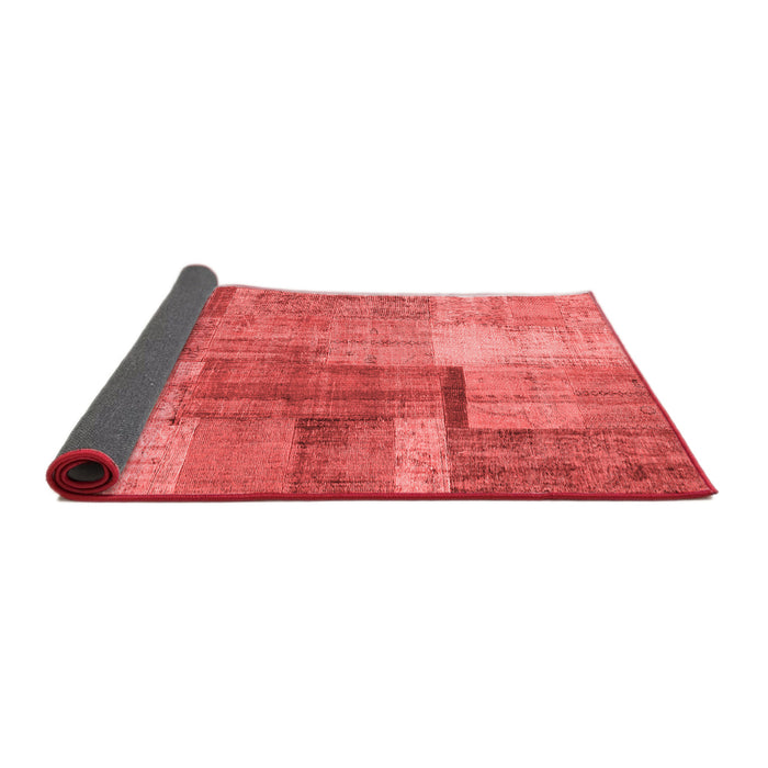 Patchwork Red Transitional Area Rugs