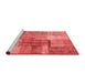 Transitional Red Washable Rugs