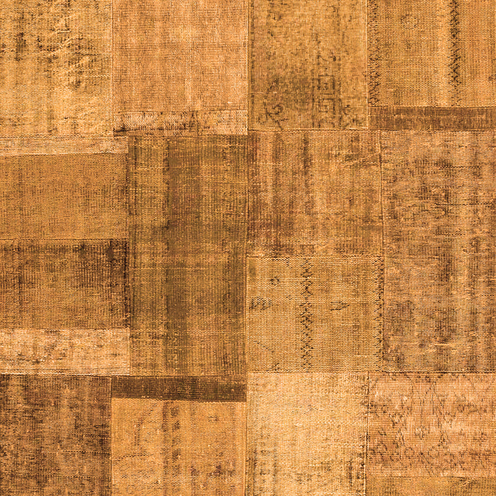 Patchwork Orange Transitional Rug, con1361org