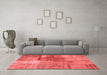 Transitional Red Washable Rugs