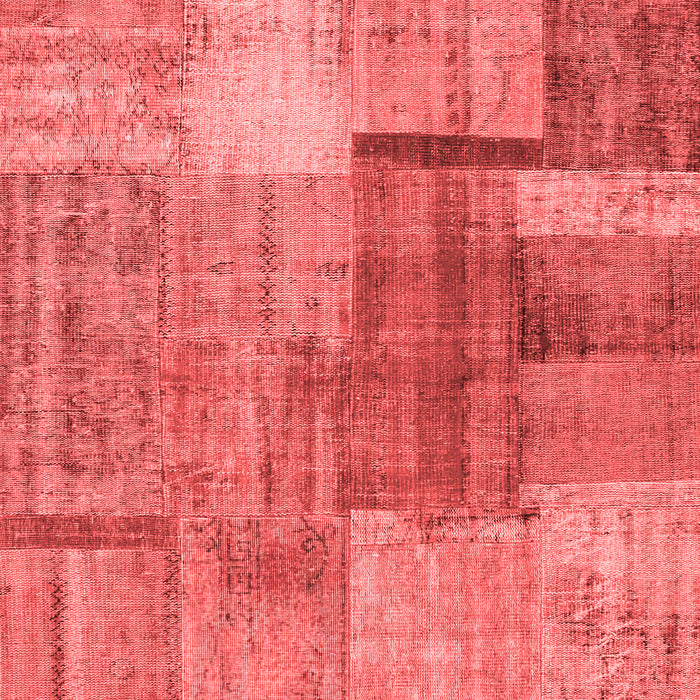 Patchwork Red Transitional Area Rugs