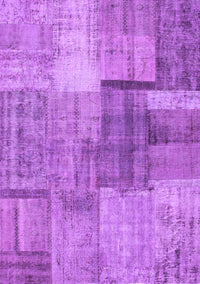 Patchwork Purple Transitional Rug, con1361pur