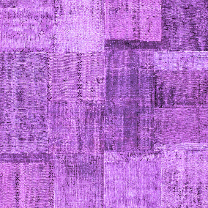 Patchwork Purple Transitional Rug, con1361pur