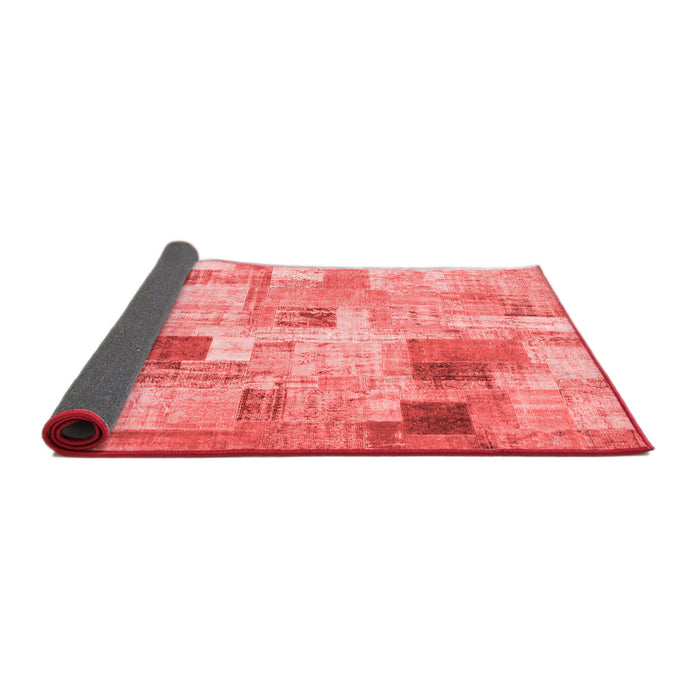 Patchwork Red Transitional Area Rugs