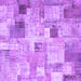 Square Patchwork Purple Transitional Rug, con1362pur