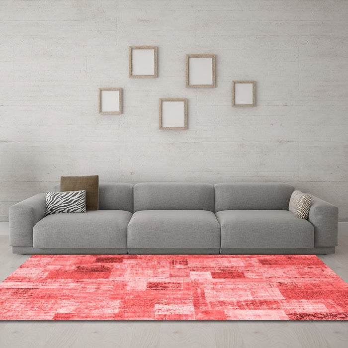 Transitional Red Washable Rugs