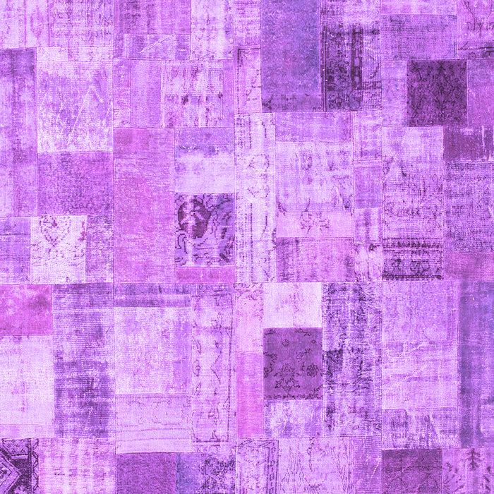 Patchwork Purple Transitional Rug, con1362pur