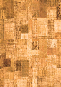 Patchwork Orange Transitional Rug, con1362org