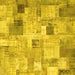 Square Patchwork Yellow Transitional Rug, con1362yw