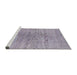 Serging Thickness of Machine Washable Contemporary French Lilac Purple Rug, wshcon1363