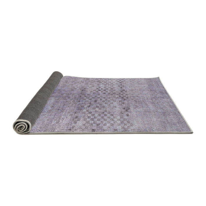 Thickness of Contemporary French Lilac Purple Modern Rug, con1363