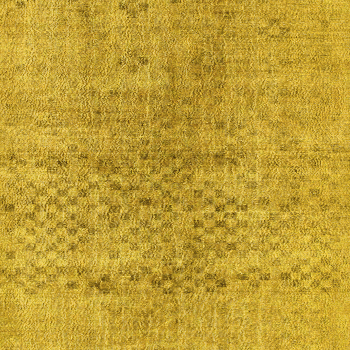 Abstract Yellow Contemporary Rug, con1363yw