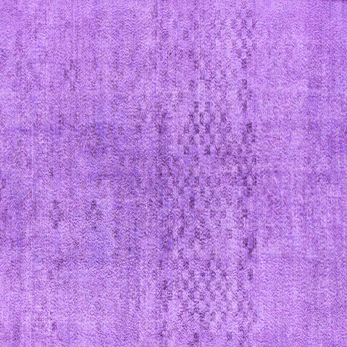 Square Machine Washable Abstract Purple Contemporary Area Rugs, wshcon1363pur