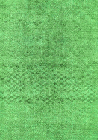 Abstract Green Contemporary Rug, con1363grn