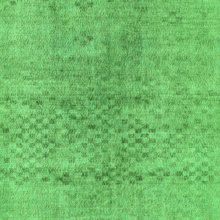 Serging Thickness of Machine Washable Abstract Green Contemporary Area Rugs, wshcon1363grn