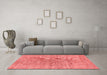 Contemporary Red Washable Rugs