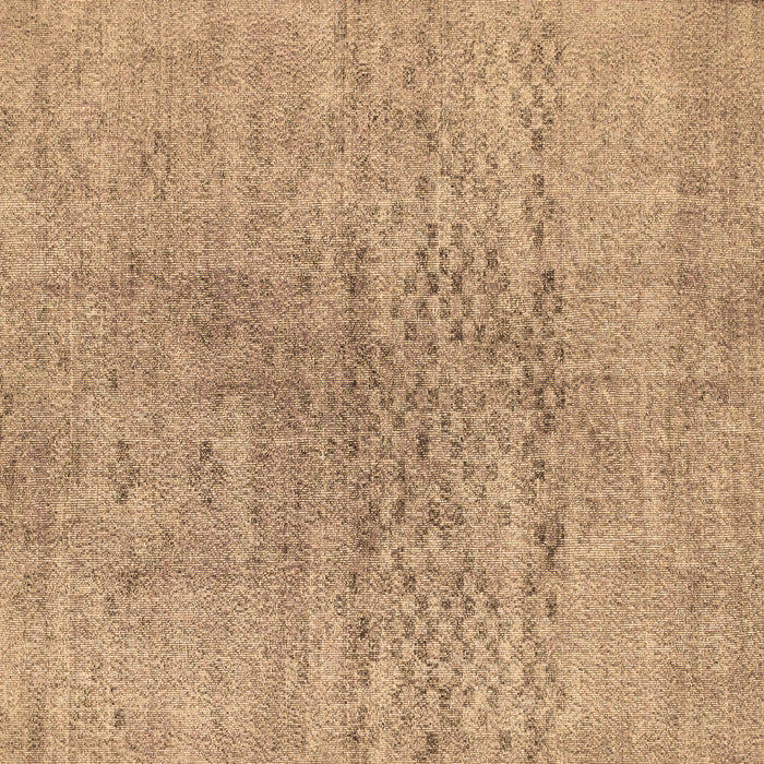 Square Machine Washable Abstract Brown Contemporary Rug, wshcon1363brn