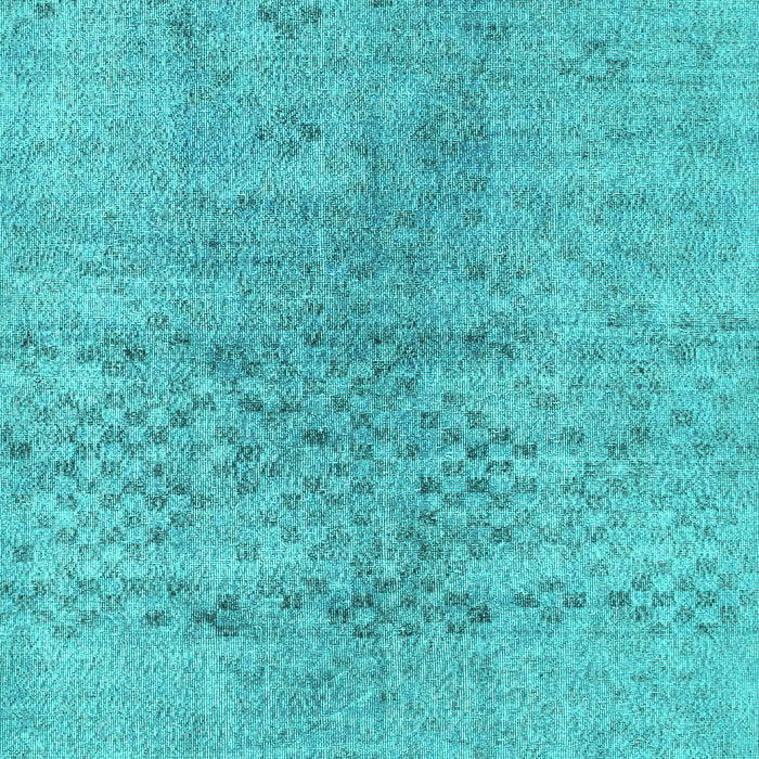 Abstract Turquoise Contemporary Rug, con1363turq