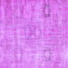 Square Persian Purple Bohemian Rug, con1364pur