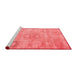 Bohemian Red Washable Rugs