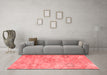 Bohemian Red Washable Rugs