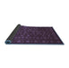 Sideview of Abstract Blue Contemporary Rug, con1365blu