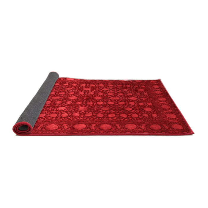 Abstract Red Contemporary Area Rugs