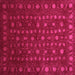 Square Machine Washable Abstract Pink Contemporary Rug, wshcon1365pnk