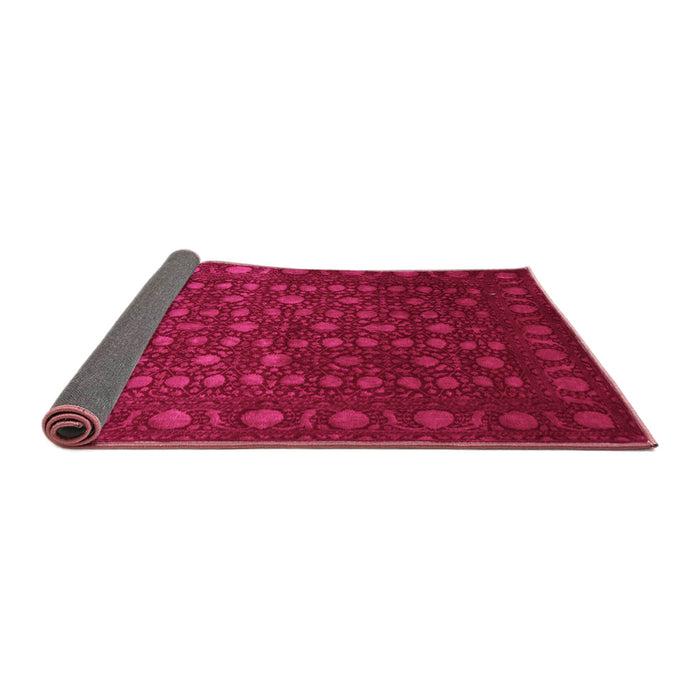 Sideview of Abstract Pink Contemporary Rug, con1365pnk