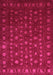 Abstract Pink Contemporary Rug, con1365pnk