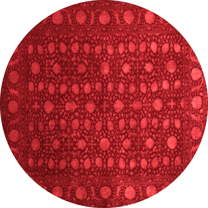 Machine Washable Abstract Red Contemporary Rug, wshcon1365red