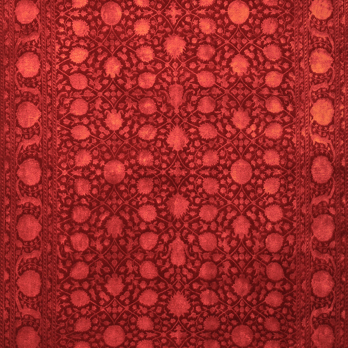 Abstract Orange Contemporary Rug, con1365org