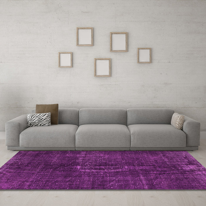 Machine Washable Persian Pink Bohemian Rug in a Living Room, wshcon1366pnk