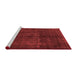 Bohemian Red Washable Rugs