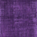 Square Machine Washable Persian Purple Bohemian Area Rugs, wshcon1366pur