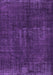 Machine Washable Persian Purple Bohemian Area Rugs, wshcon1366pur