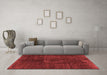 Bohemian Red Washable Rugs