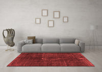 Machine Washable Persian Red Bohemian Rug, wshcon1366red