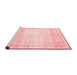 Contemporary Red Washable Rugs