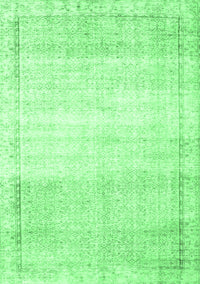 Abstract Emerald Green Contemporary Rug, con1367emgrn