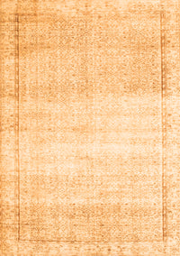 Abstract Orange Contemporary Rug, con1367org