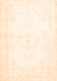 Abstract Orange Contemporary Rug, con1368org