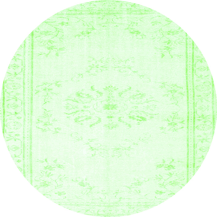 Machine Washable Abstract Green Contemporary Area Rugs, wshcon1368grn