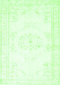 Abstract Green Contemporary Rug, con1368grn